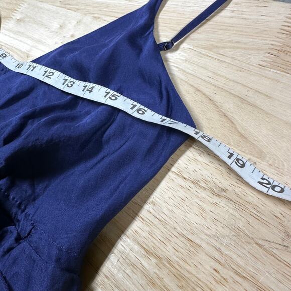 Everyday Ritual Isabelle Babydoll Nightgown Cotton Silk Blend Blue Women's Sz XL - Picture 6 of 7